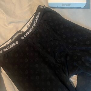 Chrome heart leggings